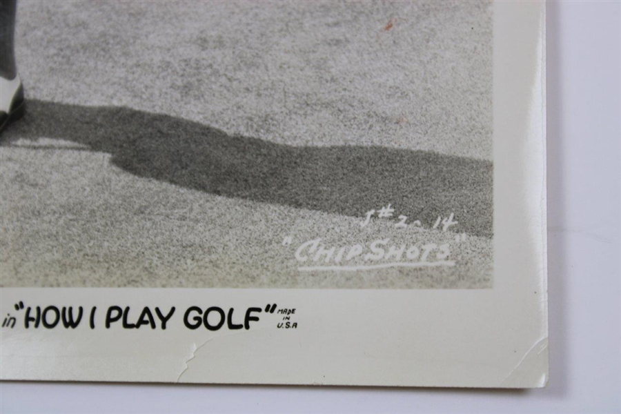 Bobby Jones in How I Play Golf Original Vitaphone Corporation Photo
