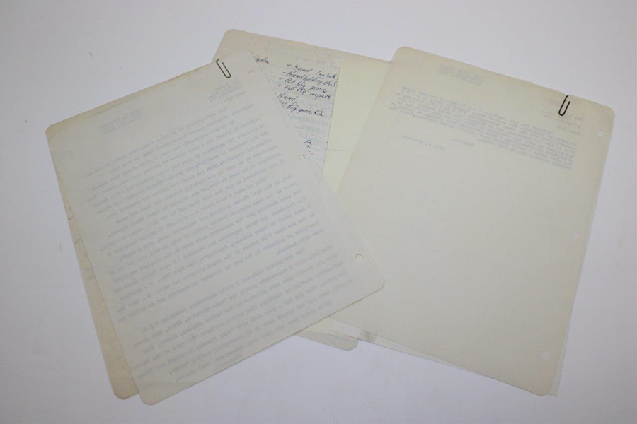 Jay Hebert Signed Typed Letter to Alex Morrison 4/28/1956 JSA ALOA