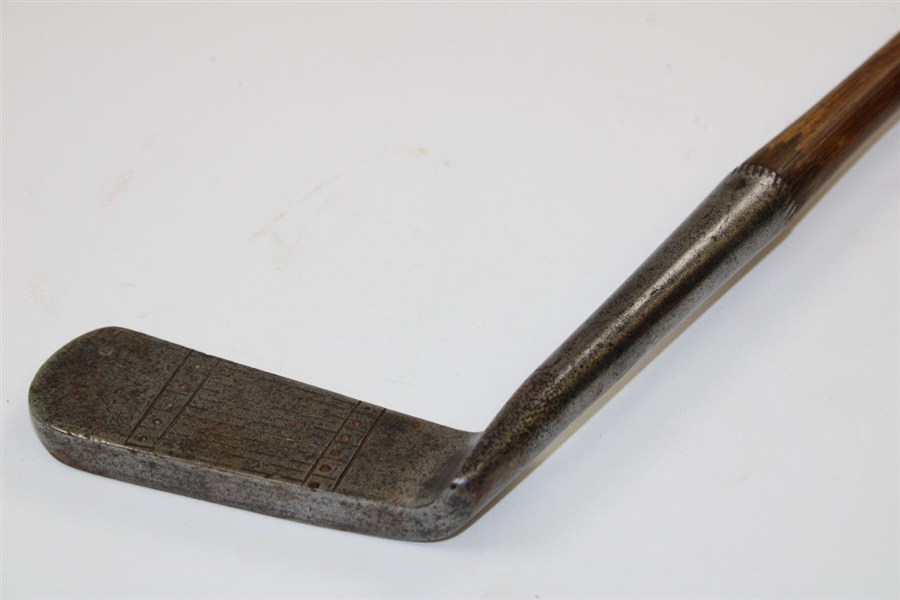 Cann & Taylor Hand Forged JH Taylor Autograph' Taylor's Putter - No. 303866/08 with Shat Stamp