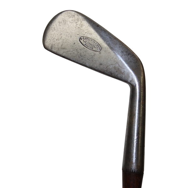 A.G. Spalding & Bros Harry Vardon Makers Smooth Face Iron with Shaft Stamp