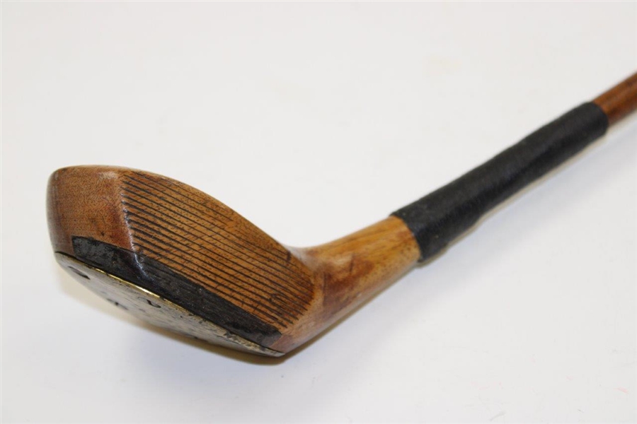 Vintage Spalding Standard 2 Wood with Brass Plate & Shaft Stamp