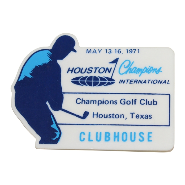 Charles Coody's 1971 Houston Champions International at Champions GC Clubhouse Badge