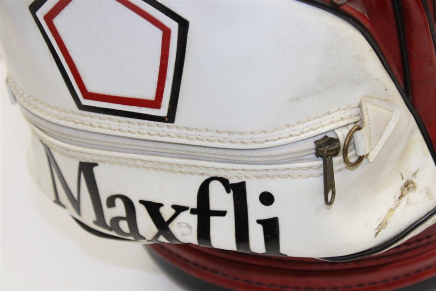 Dave Eichelberger Personal Maxfli Red/Gold/White Full Size Dunlop Golf Bag