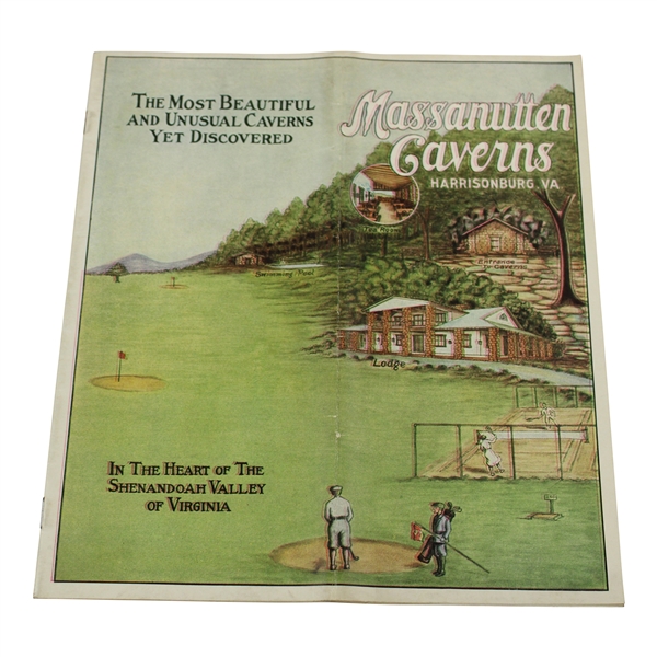 Vintage Massanutten Caverns Harrisburg Va Advertising/Travel Brochure - Caverns, Golf, Camp, etc.