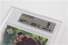 Tiger Woods 2001 Upper Deck Golf Card BGS 9 MINT 006212190