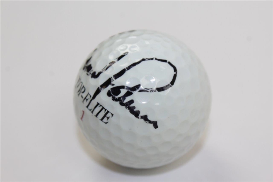 Arnold Palmer Signed Top Flite 1/Tourxl 90 Golf Ball JSA ALOA