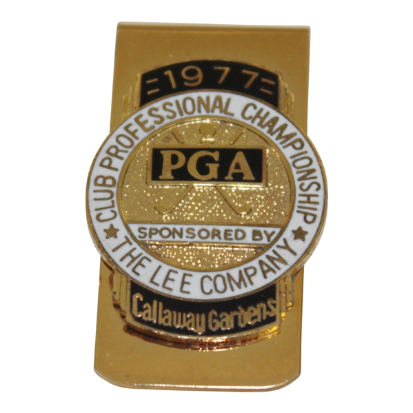 1977 PGA Club Professional Championship at Callaway Gardens Money Clip/Badge