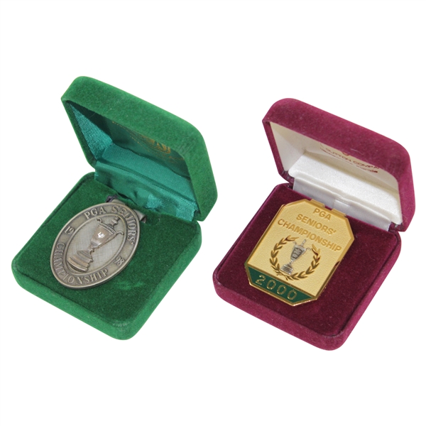 1998 & 2000 PGA Seniors' Championship Commemorative Money Clips in Original Box