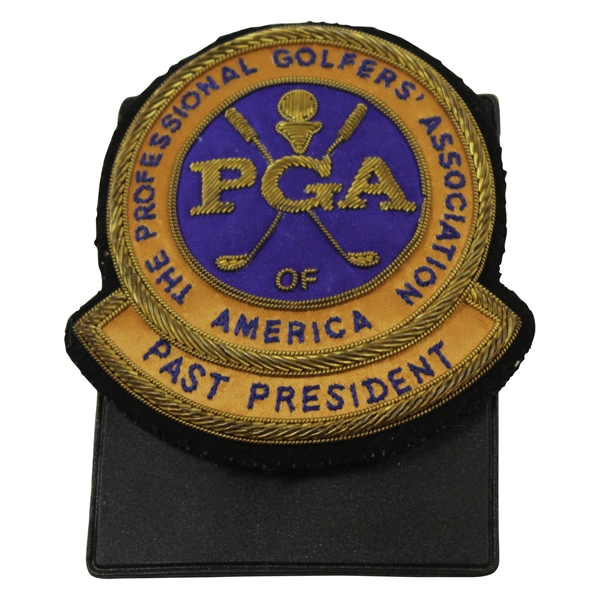 Henry Poe's Professional Golfer's Association of America Past President Bullion Crest