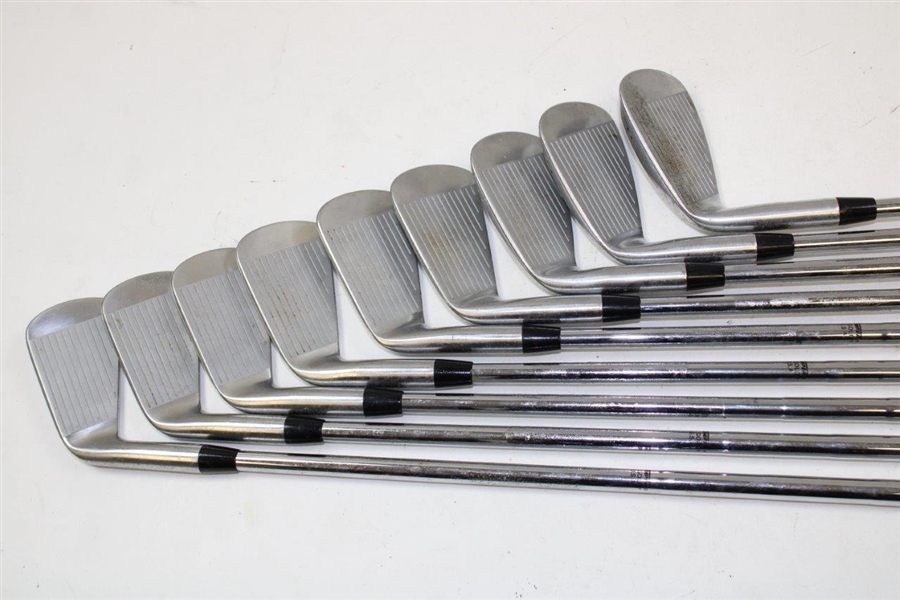 Greg Norman's Personal Used Set of MacGregor MT 'GN' Forged 1025 Irons 2-PW