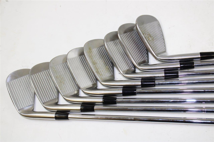 Greg Norman's Personal Used Set of TaylorMade Tour Preferred Irons 3-PW