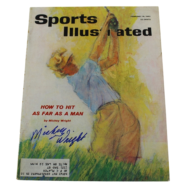 Mickey Wright Signed 1962 Sports Illustrated JSA #PP58518