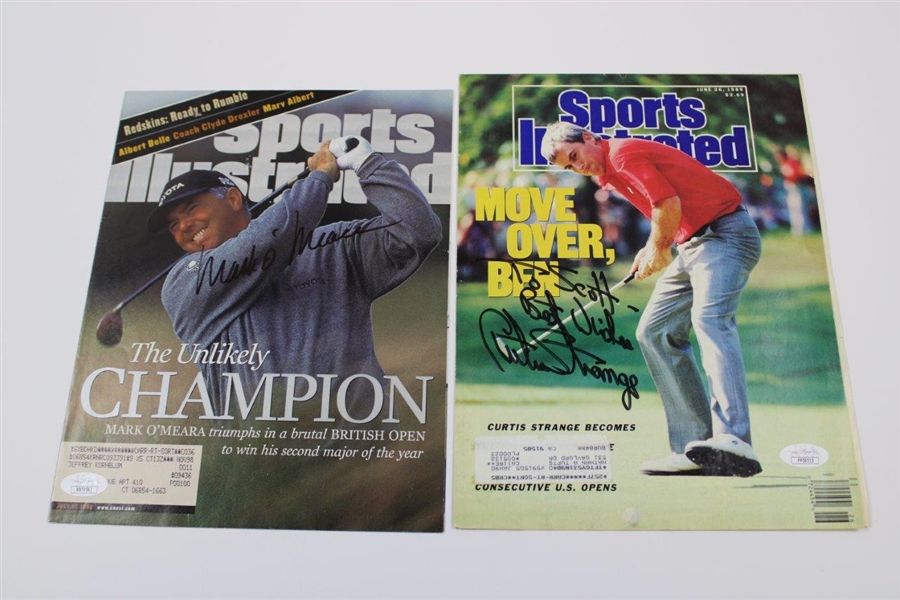 Curtis Strange Signed 1989 Sports Illustrated JSA #PP58515, Jack Nicklaus Signed 1978 Sports Illustrated - Personalized JSA ALOA #PP58246, And Mark O'Meara Signed 1998 Sports Illustrated  JSA #NN70561