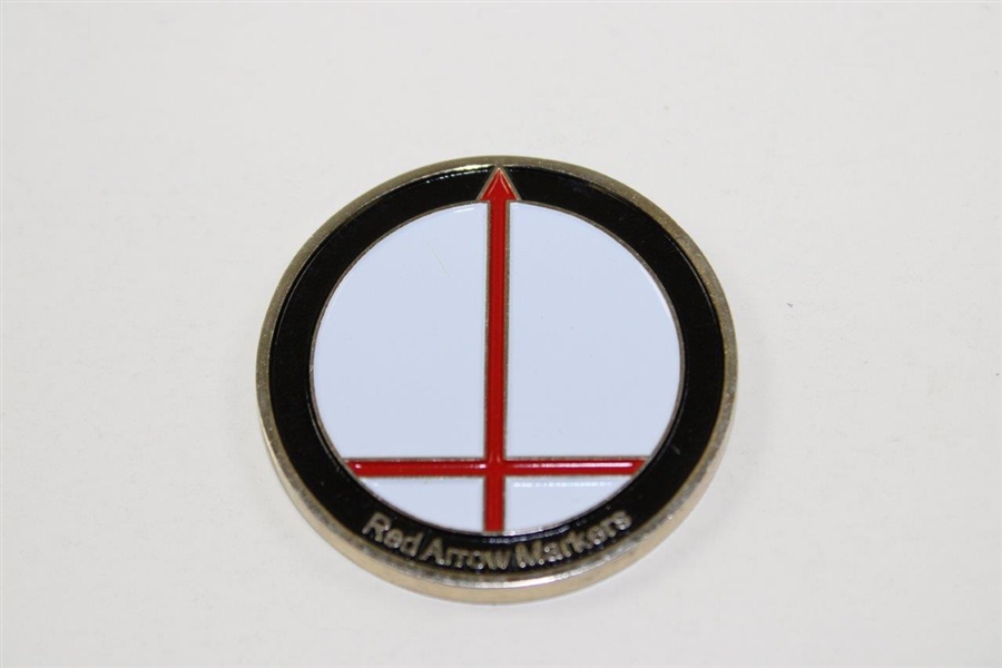 Chicago Golf Club 'Far & Sure' Seal Coin/Medallion - Red Arrow Markers - Vinny Giles Collection