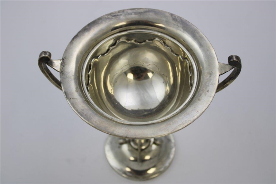 1937 Bermuda Amateur Golf Championship Sterling Silver Trophy Won By Unmarked Name
