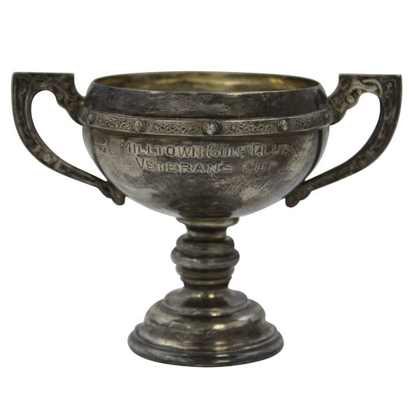 Undated Milltown Golf Club Veteran's Sterling Silver Trophy Cup
