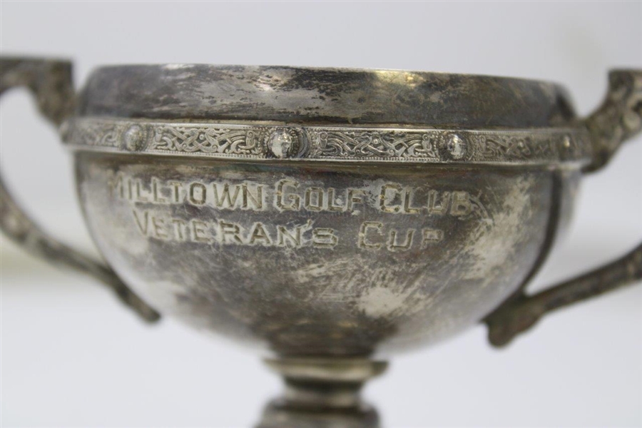 Undated Milltown Golf Club Veteran's Sterling Silver Trophy Cup