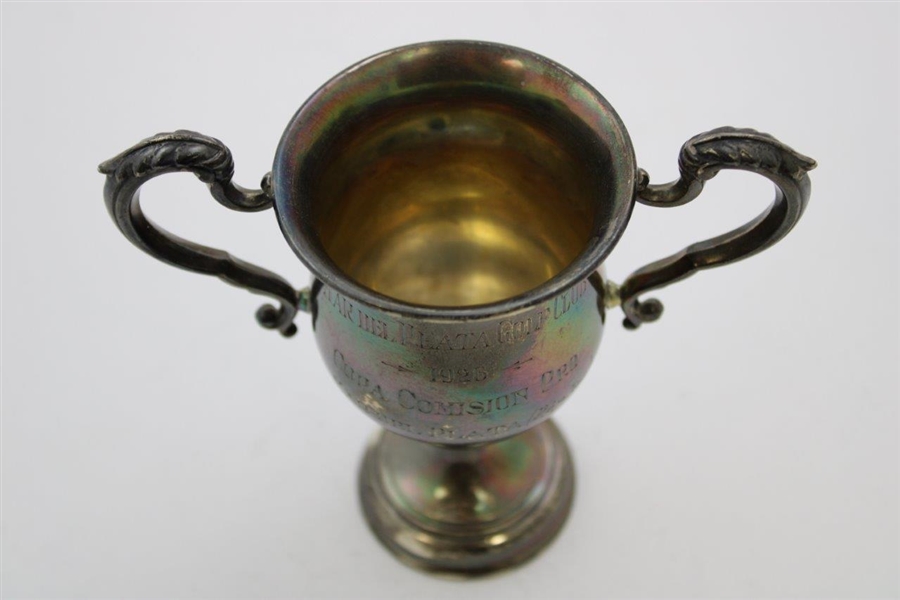 1926 Mardel Plata Golf Club Copa Commission Sterling Silver Pro Trophy - Mardel Plata (Replica)