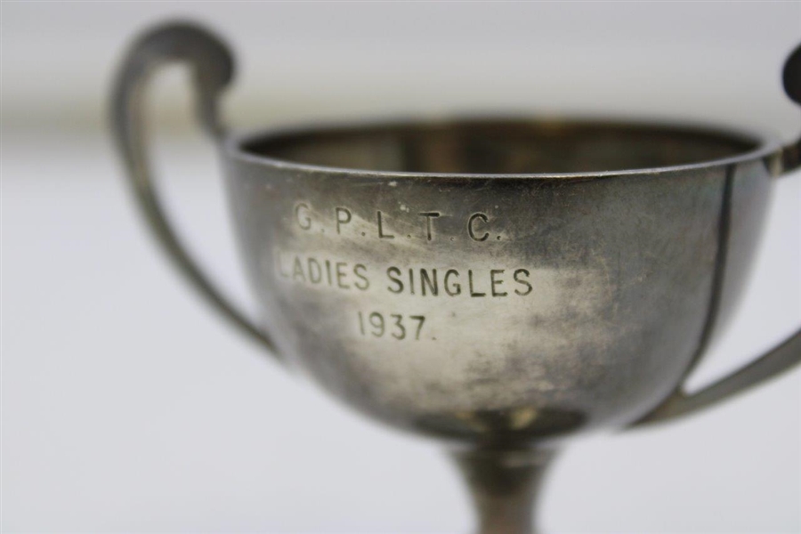 1937 G.P.L.T.C. Ladies Singles Sterling Silver Trophy Cup