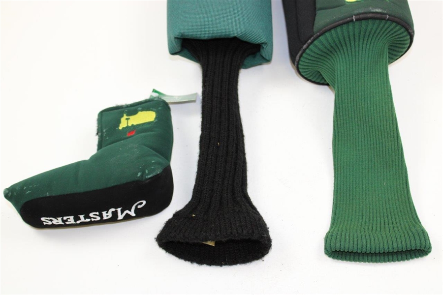 Three (3) Mastes Head Covers - Putter, Driver, & Driver
