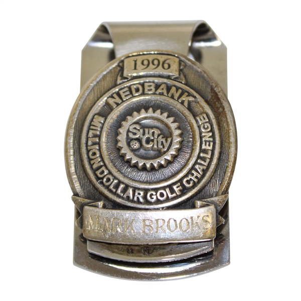 PGA Champ Mark Brooks' Personal 1996 Nedbank Million Dollar Club Challenge Malcolm DeMille Money Clip