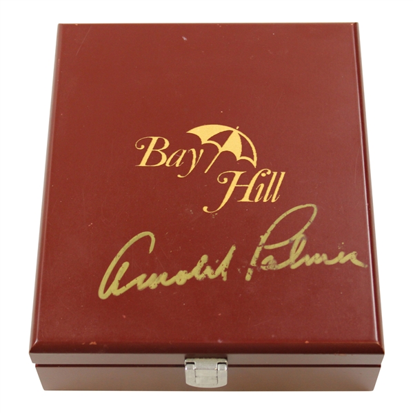 Arnold Palmer Signed Unique Bayhill Complete Navika Wine Kit JSA #RR55748