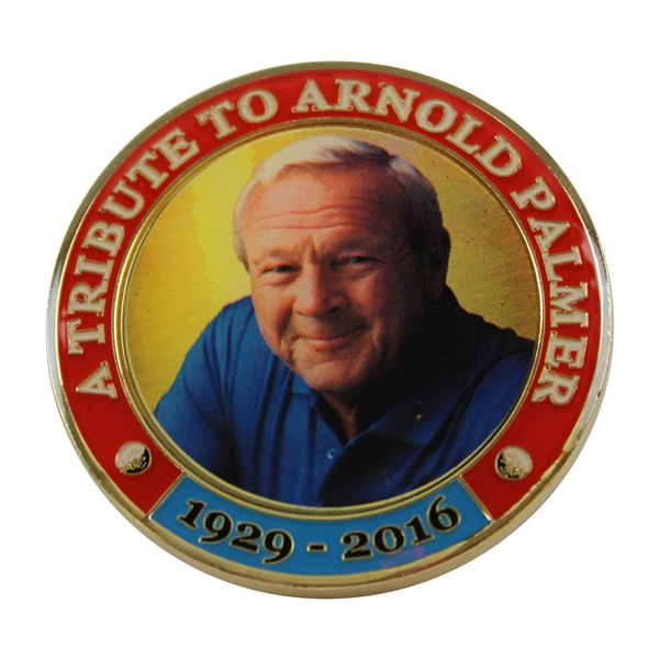 A Tribute To Arnold Palmer' 2017 Westmoreland County (Latrobe, Pa) Airshow Commemorative Coin 1929-2016
