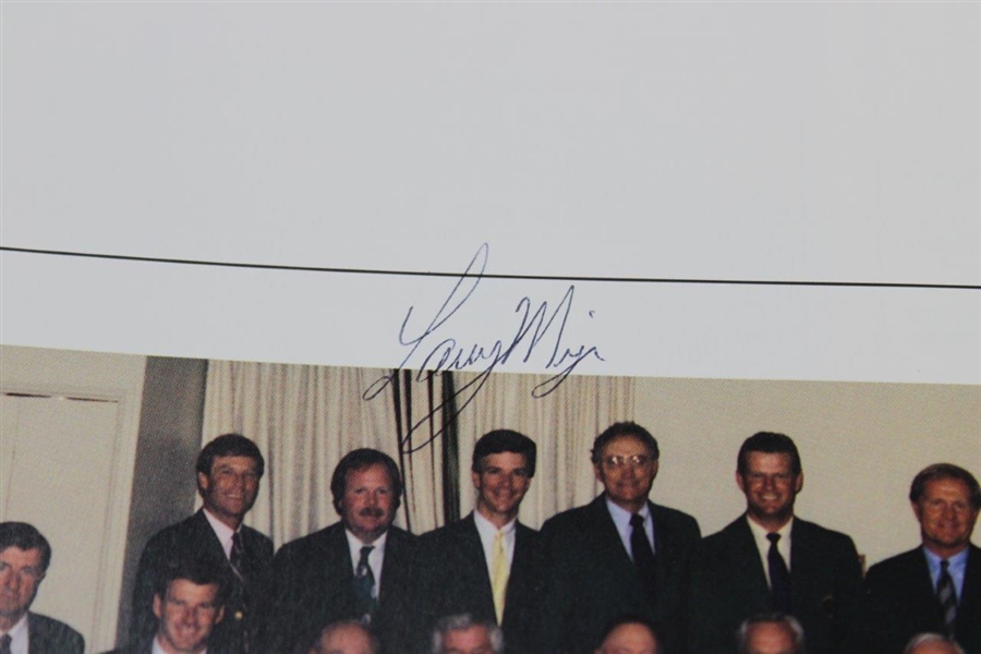 Larry Mize Signed 1992 Masters Tournament Annual JSA ALOA