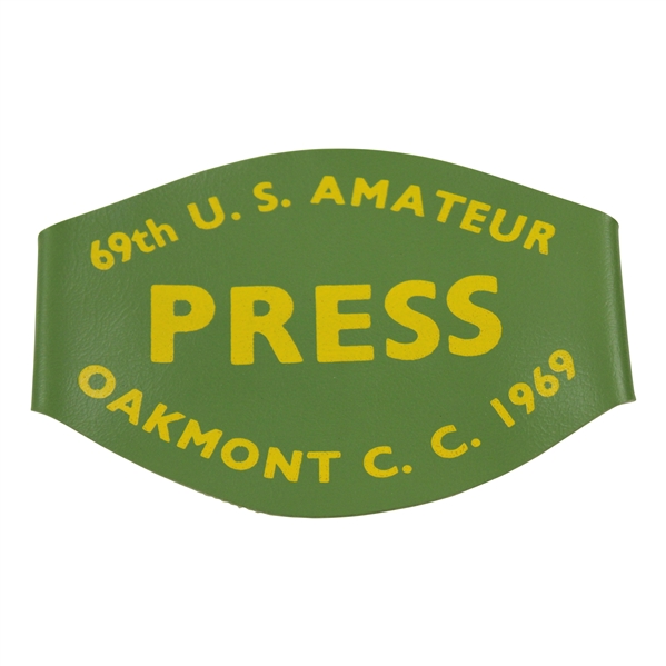 1969 US Amateur at Oakmont CC Press Armband