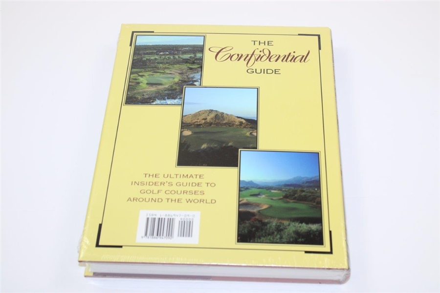 Unopened 'The Confidential Guide to Top Golf Courses' Book