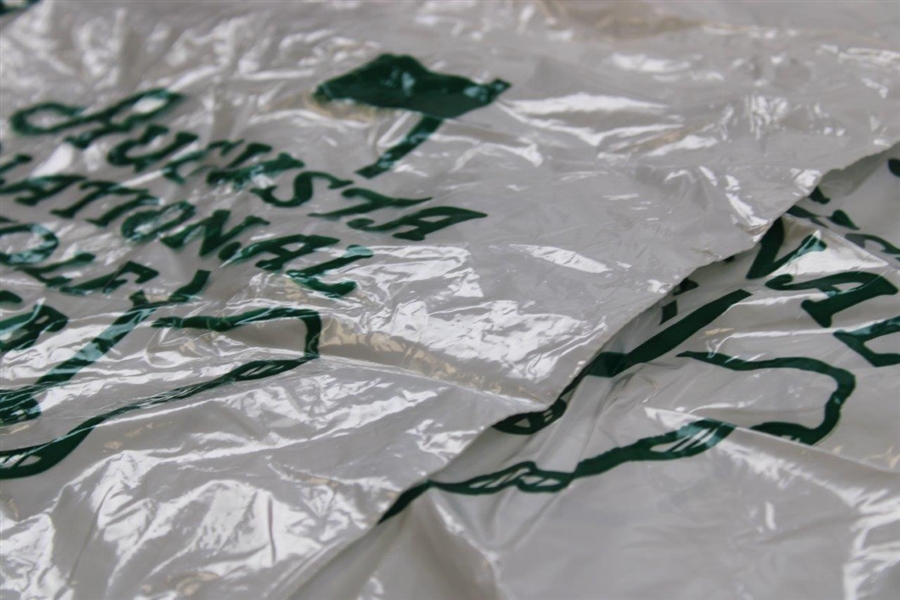 Six (6) Augusta National Golf Club Plastic Bags with Drawstrings