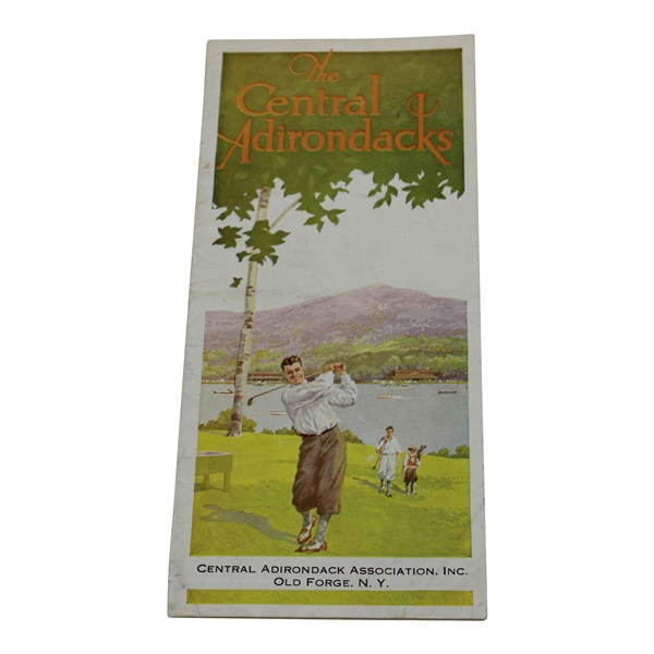 Vintage The Central Adirondacks - Old Forge NY Advertising/Travel Brochure