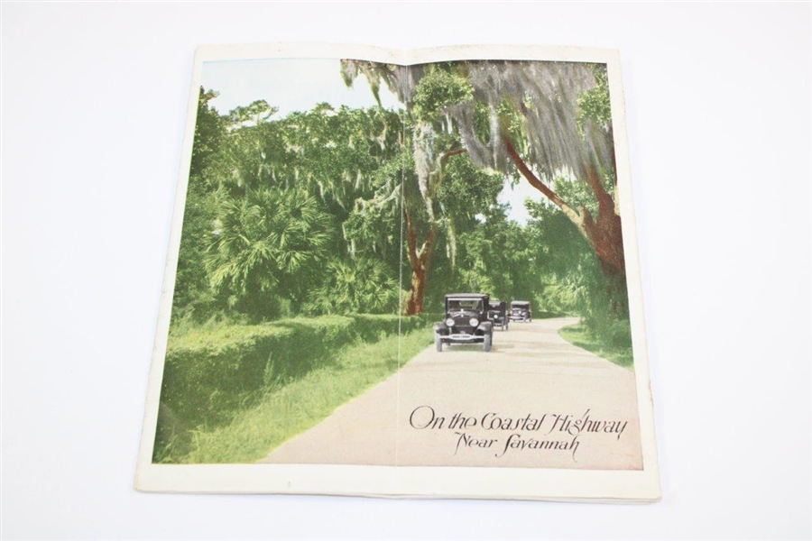 Vintage Savannah: Birthplace Of Georgia/Hub of the South' Advertising/Travel Brochure