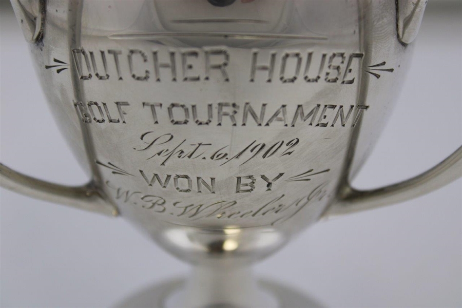 1902 Dutcher House Golf Tournament 3-Handle Trophy Won by W.B. Wheeler, Jr.