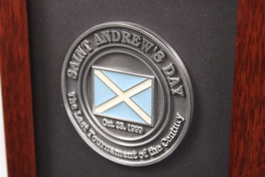 Saint Andrew's Day 'The Last Tournament of the Century' Commemorative Medallion - Framed - 10/23/1999