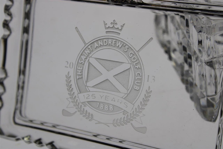2013 The Saint Andrew's Golf Club '1888' 125 Years Logo Glass Box