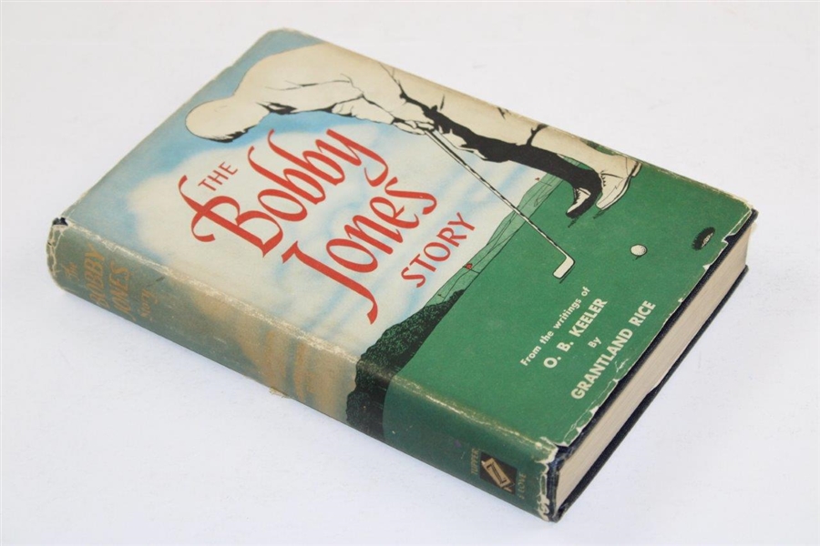 1953 'The Bobby Jones Story' Book by O.B. Keeler with Dust Jacket - 2nd Printing