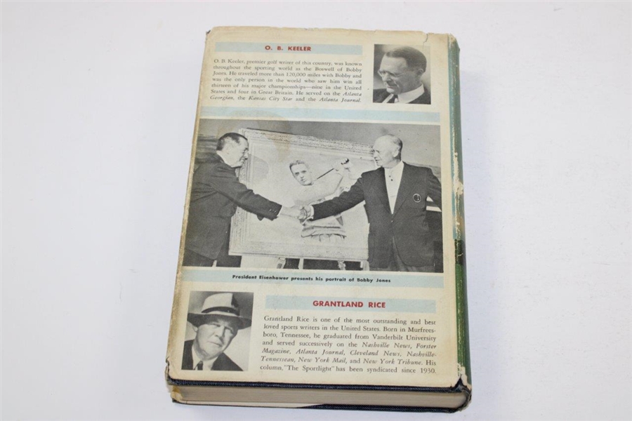 1953 'The Bobby Jones Story' Book by O.B. Keeler with Dust Jacket - 2nd Printing