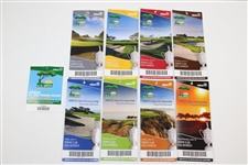 2008 US Open at Torrey Pines Full Ticket Set - Mon-Playoff + Program Voucher - Tiger Win!