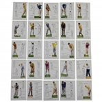 1939 Players Cigarettes Complete Set of Twenty-Five (25) Golf Cards - Great Condition