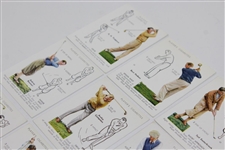 1939 Player's Cigarettes Complete Set of Twenty-Five (25) Golf Cards - Great Condition