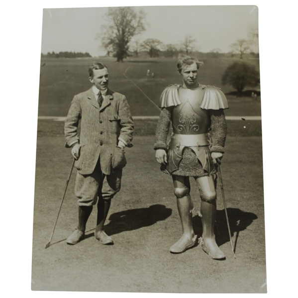Golf In Armour' Mr. Dearth & Mr. Margelson Bureau Photo - Victor Forbin Collection