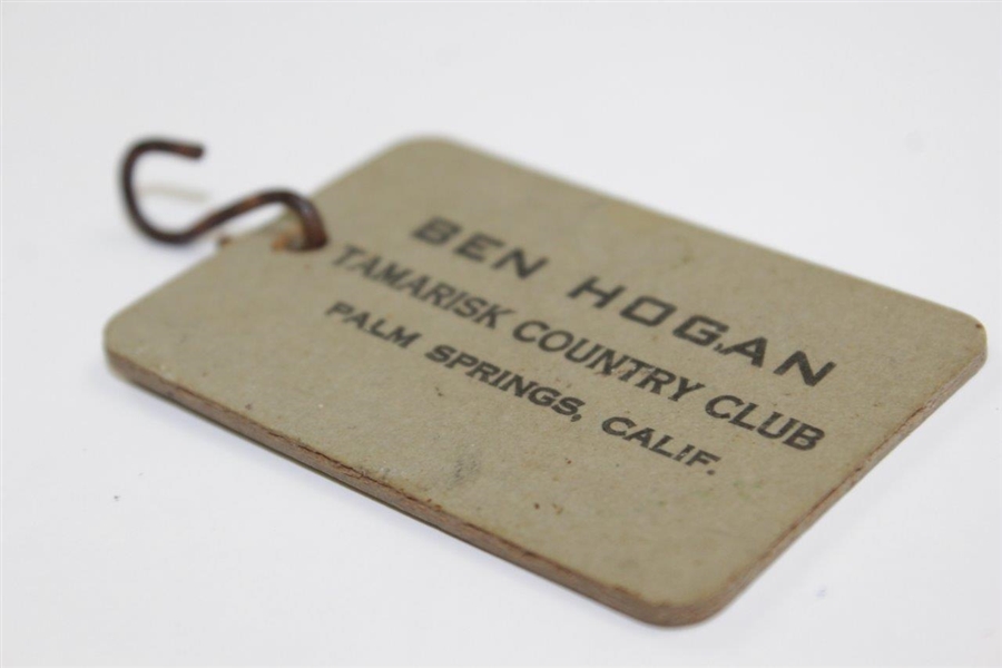 Ben Hogan Tamarisk Country Club Bag Tag - Palm Springs, Calif.