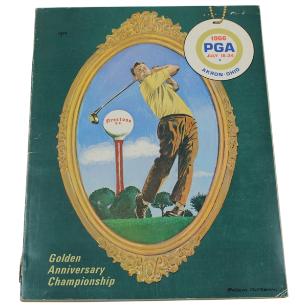 1966 PGA Championship at Firestone CC Official Program - Al Geiberger Winner