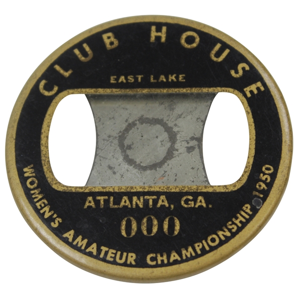 1950 Women's Amateur Championship at East Lake Club House Pin #000