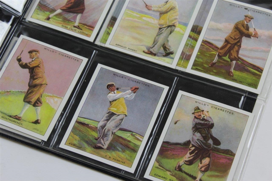 1987 Reprint Set of 25 W.D. & H.O. 1930 Originally Issued Famous Golfers Cards