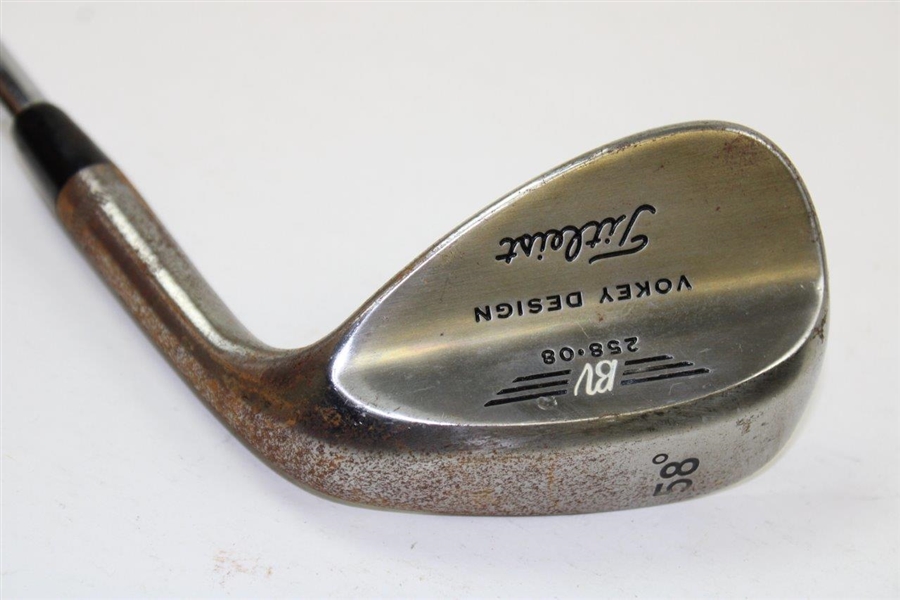 Greg Norman's Personal Used Titleist 258-08 Vokey Design BV 58 Degree Wedge