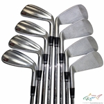 Greg Normans Personal Used Set of MacGregor V-Foil Forged Milled Irons 3-PW