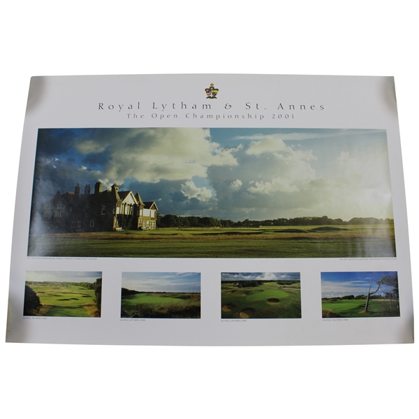 2001 Royal Lytham & St. Annes The OPEN Championship Poster