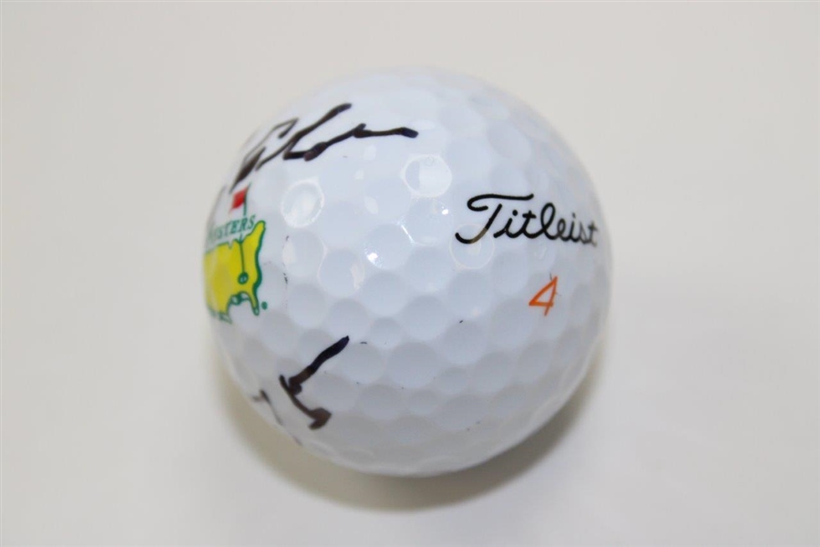 Lee Elder Signed Masters Logo Golf Ball with '75' Inscription JSA ALOA